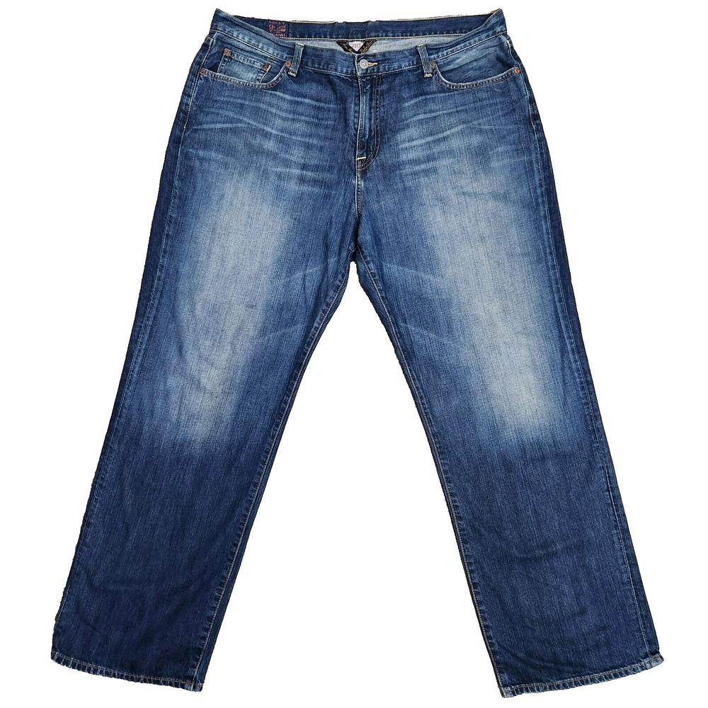 VTG Lucky Brand Jeans Men's 40 Ashbury 181 Relaxed Straight Blue Denim Y2K